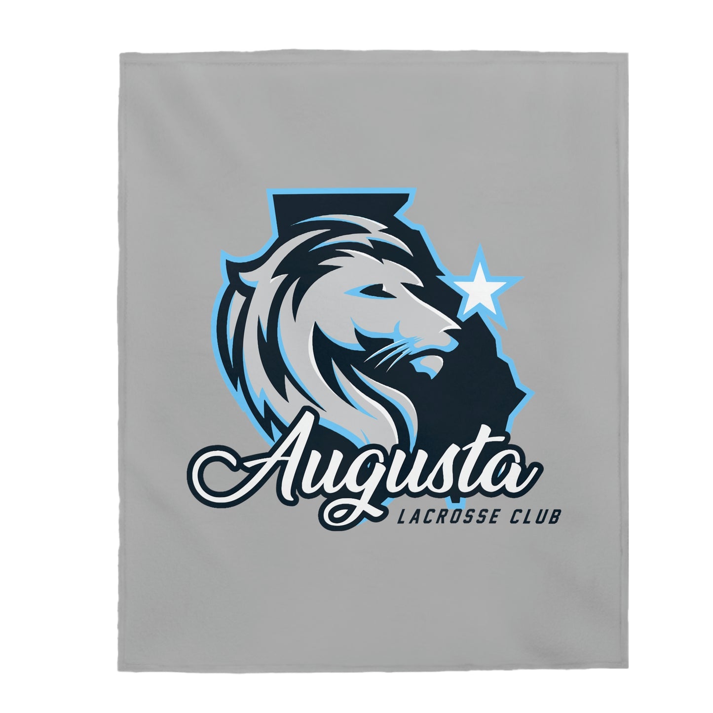 Augusta Lacrosse Velveteen Plush Blanket