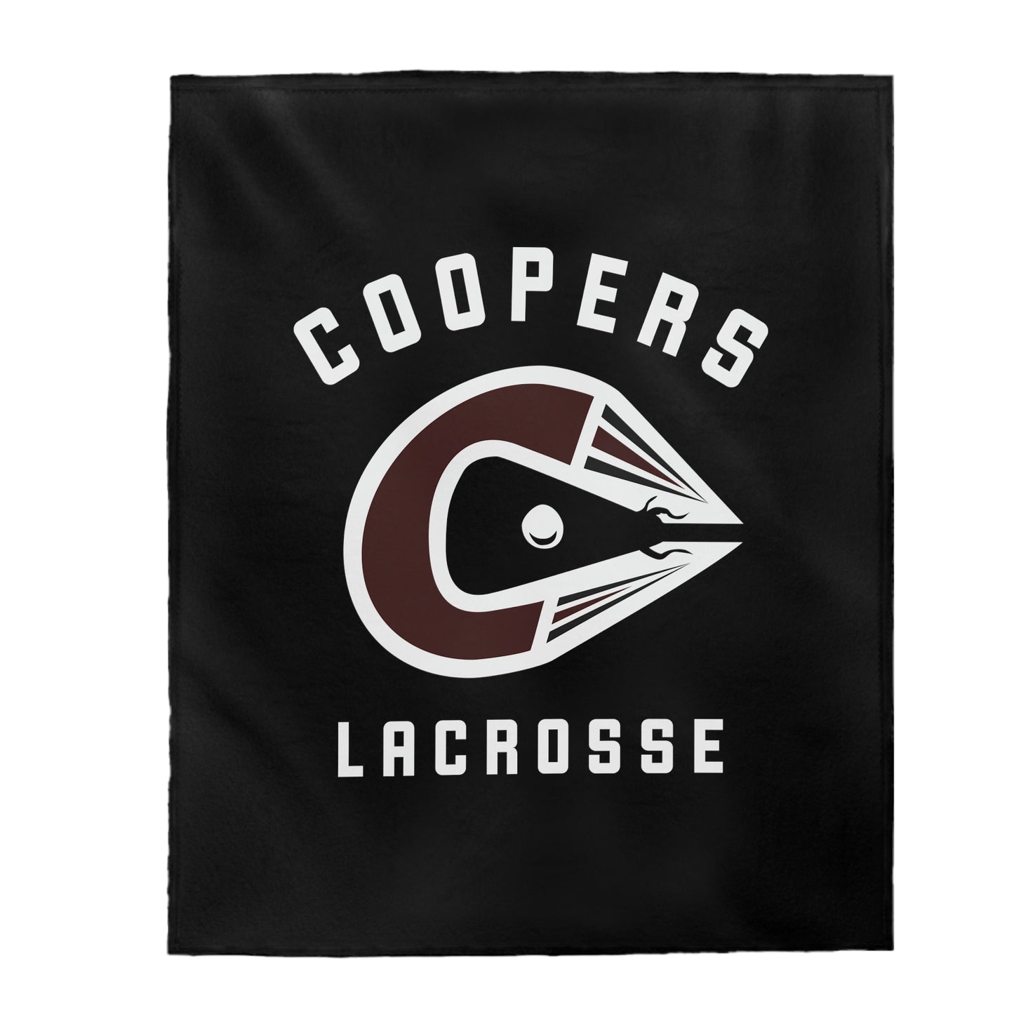Coopers Lacrosse Velveteen Plush Blanket