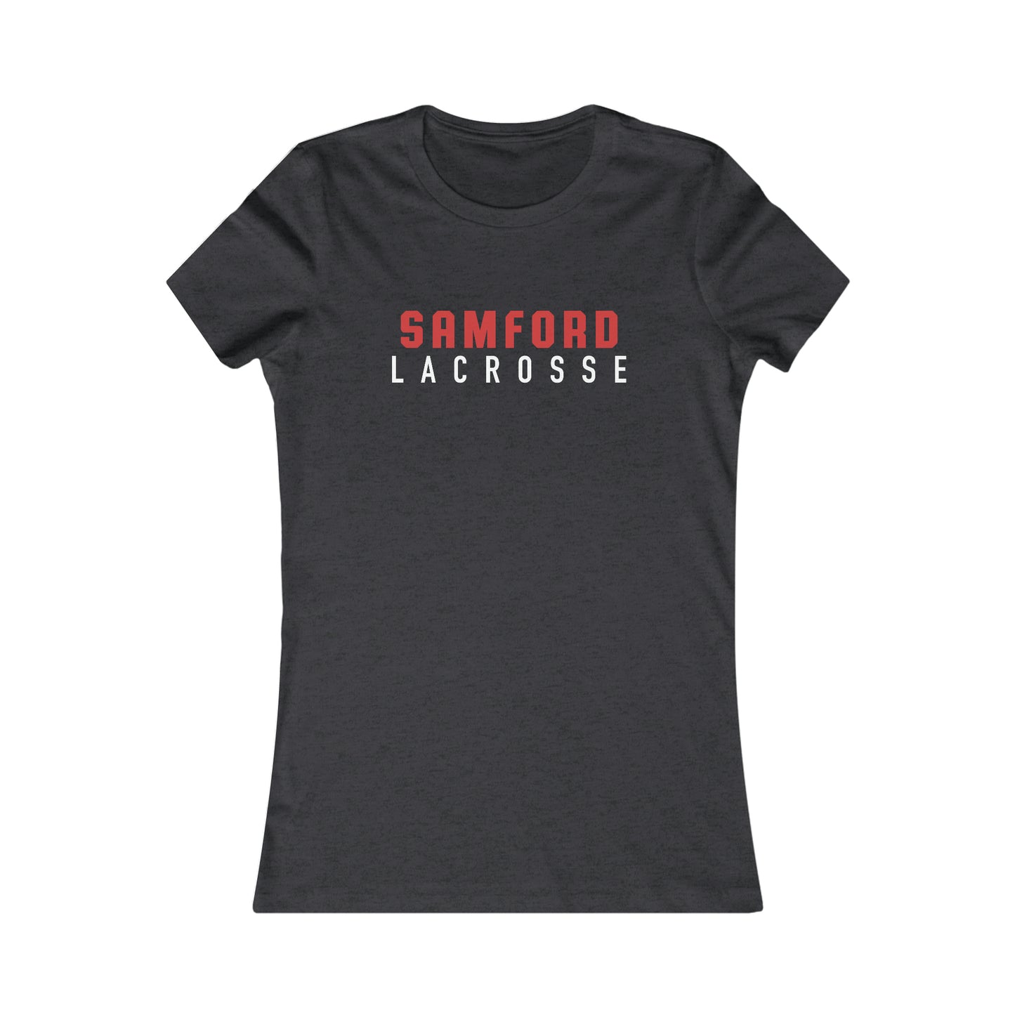 Women's Samford Lacrosse Bella + Canvas Short Sleeve Cotton Tee