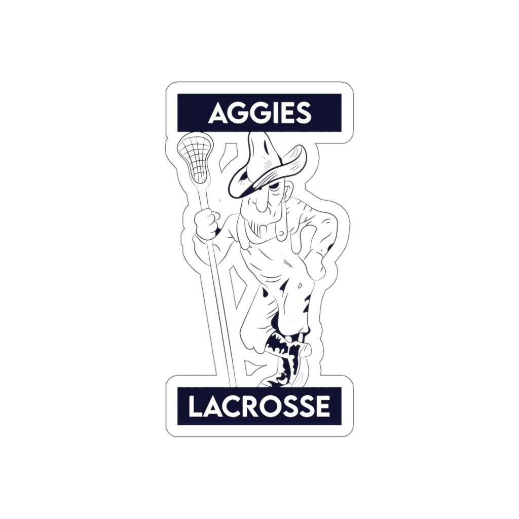 Aggies Lacrosse Die-Cut Sticker