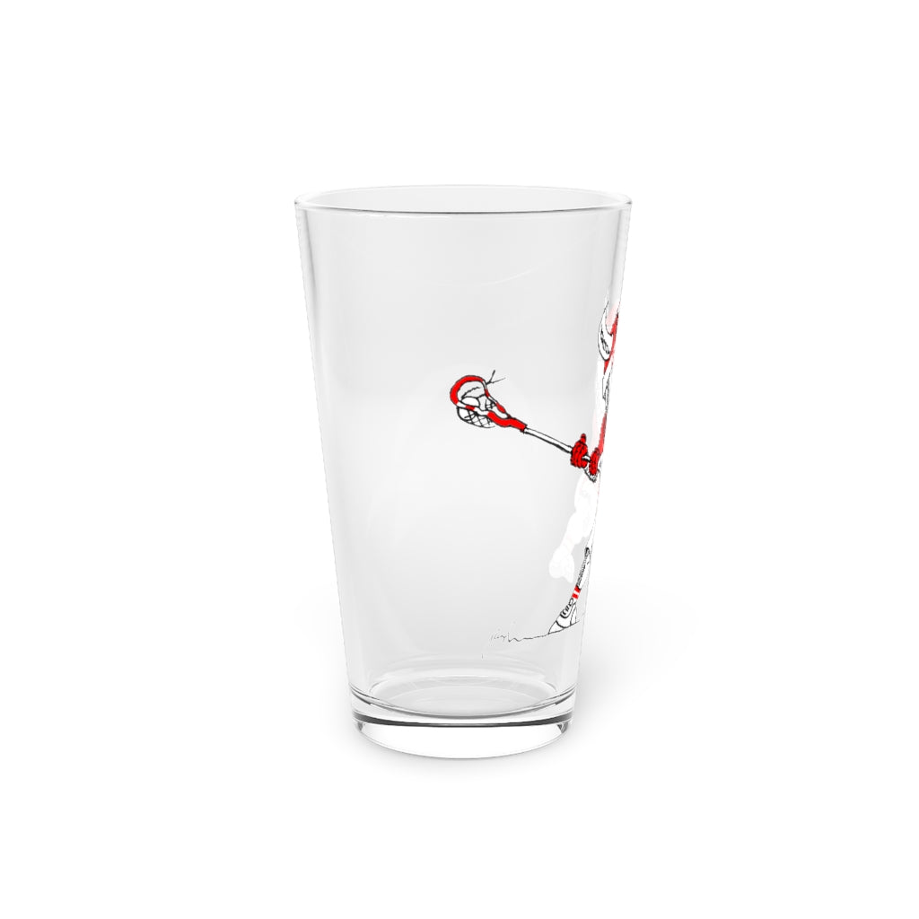 Danish Lacrosse Pint Glass - 16oz