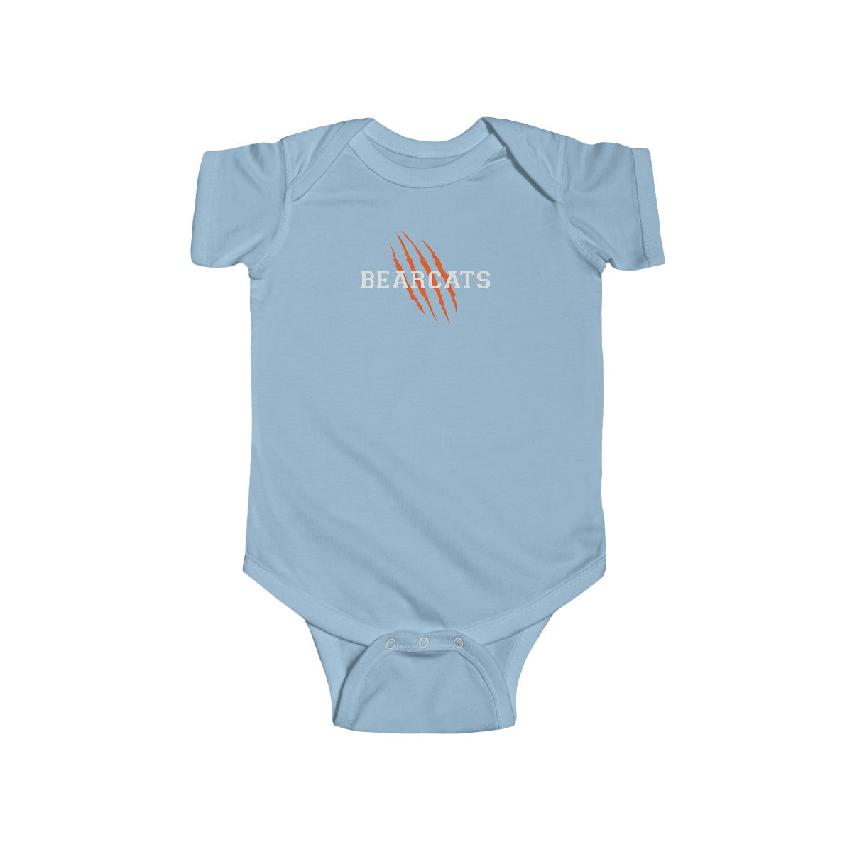 Infant Billings Bearcats Lacrosse Rabbit Skins Onesie