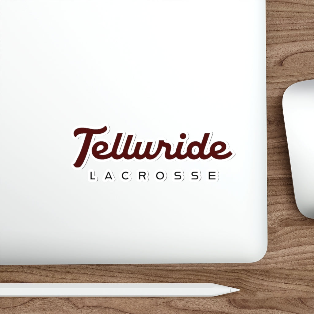 Telluride Lacrosse Die-Cut Sticker