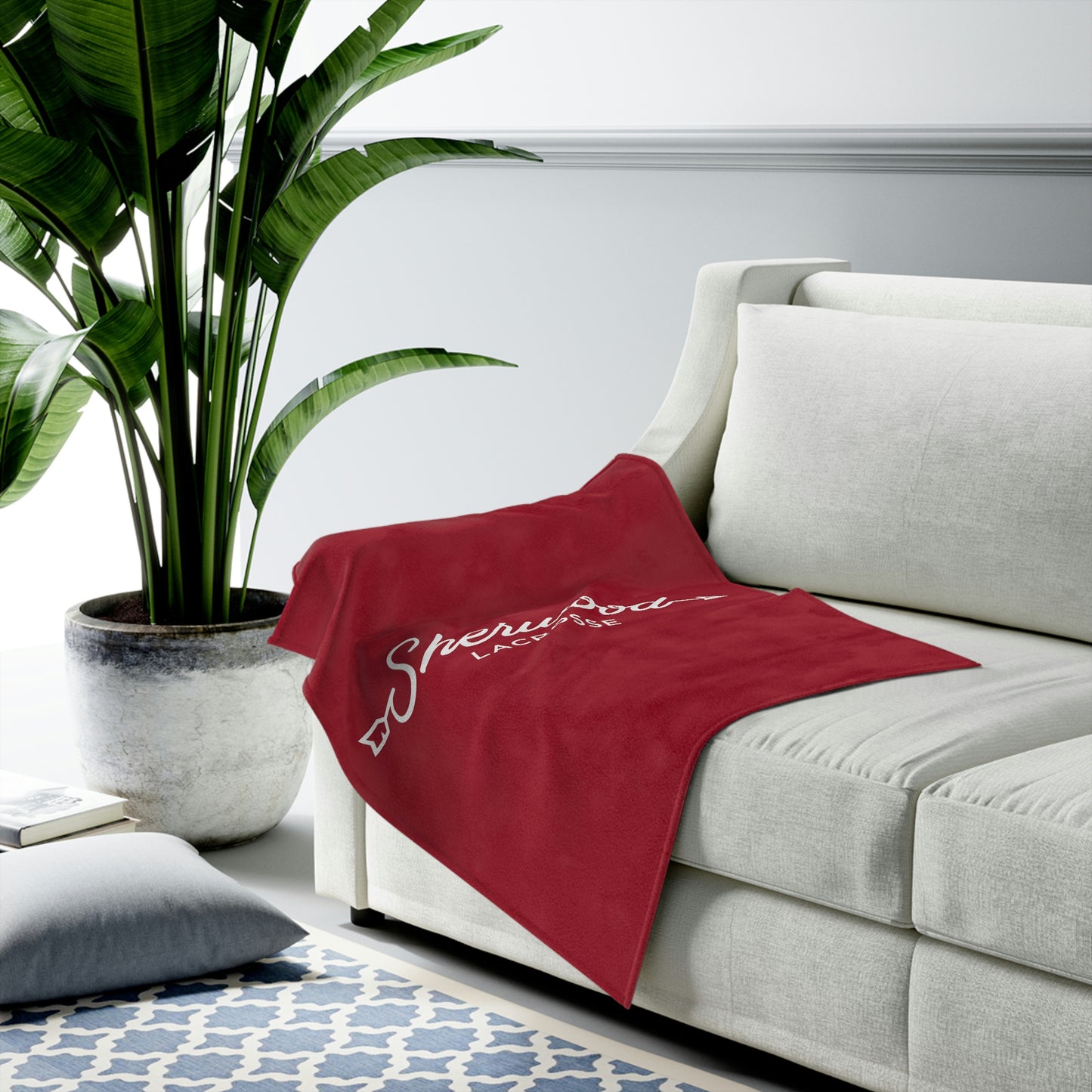 Sherwood Lacrosse Velveteen Plush Blanket