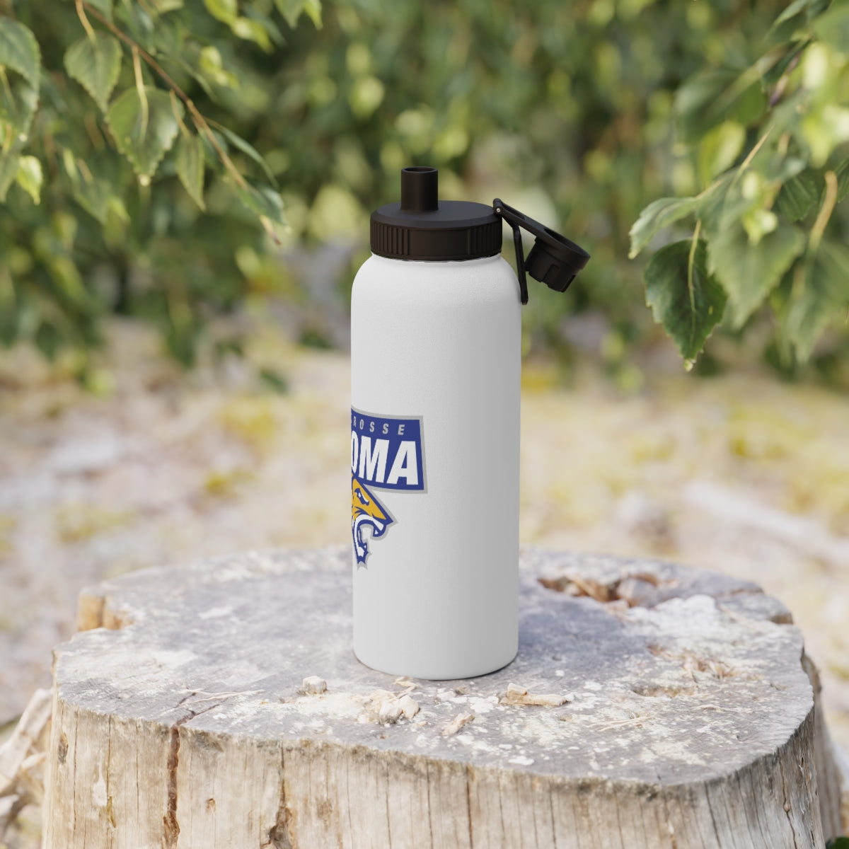 Tacoma Tigers Lacrosse Stainless Steel Water Bottle - Sports Lid