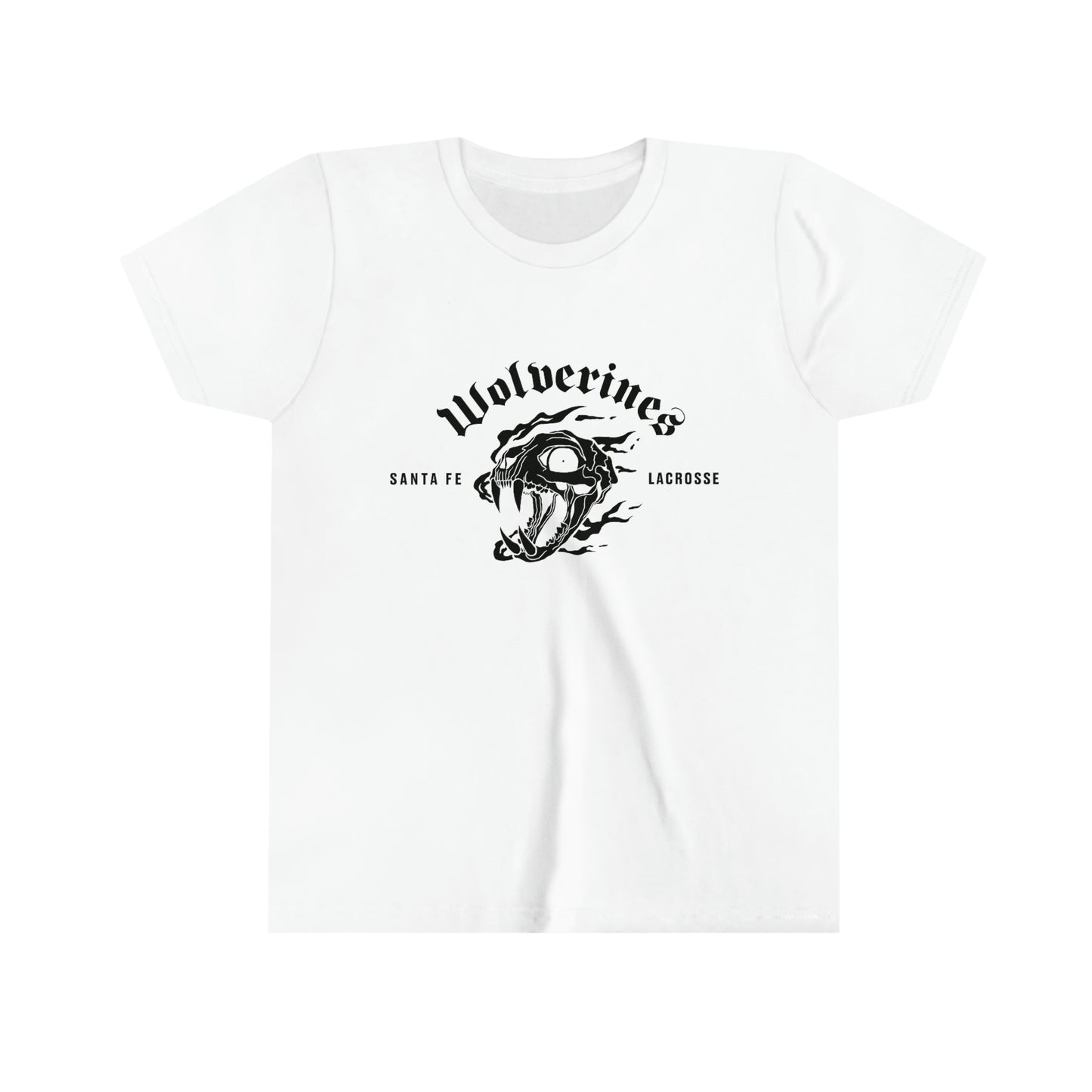 Youth Santa Fe Lacrosse Bella + Canvas Short Sleeve Tee