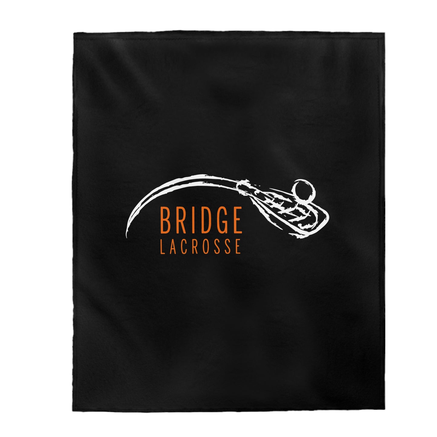 Bridge Lacrosse Velveteen Plush Blanket