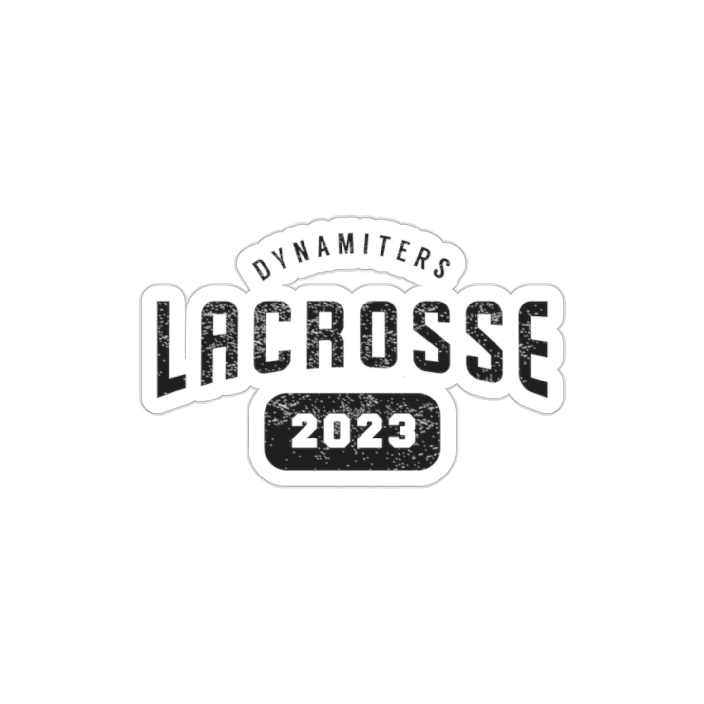 Glendale HS Lacrosse Die-Cut Stickers - Year