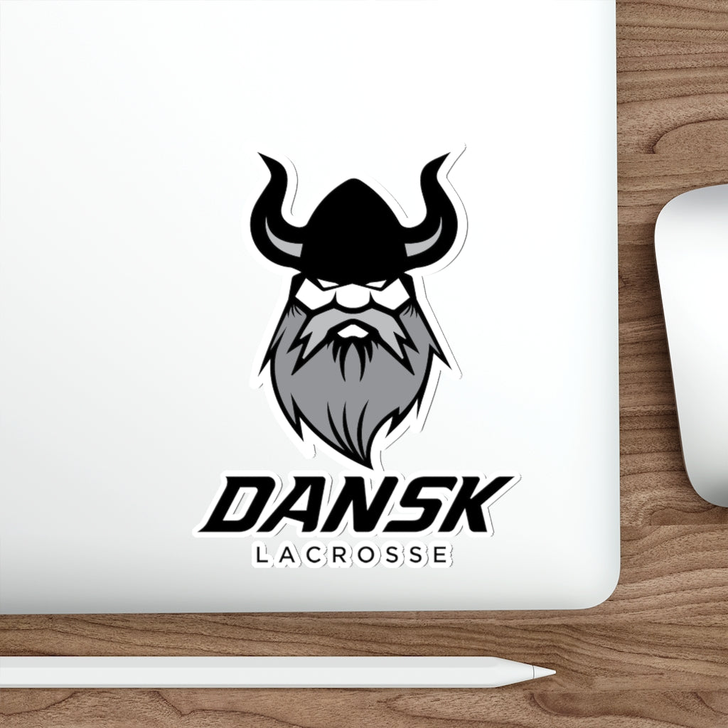 Danish Lacrosse Die-Cut Stickers