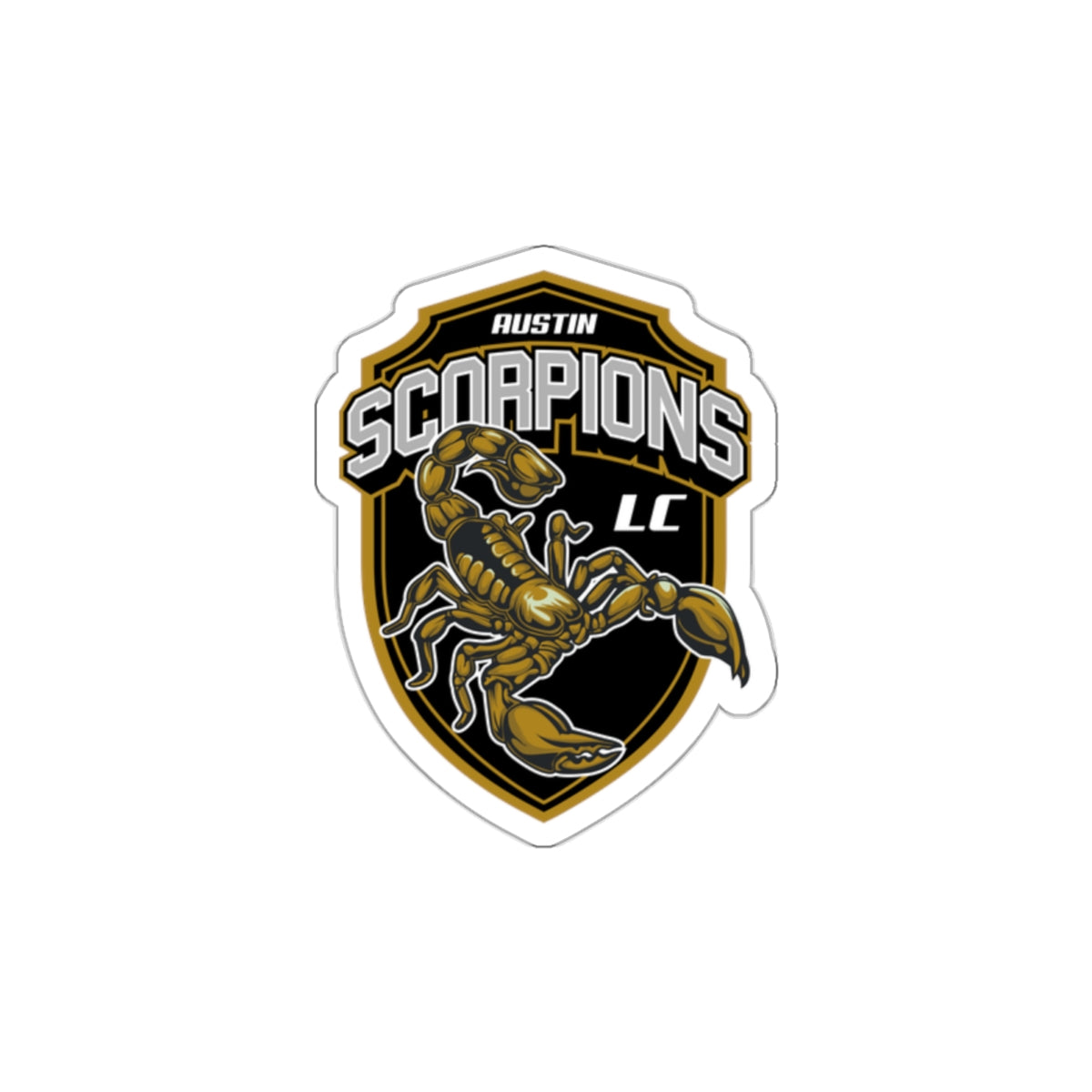 Austin Scorpions Die-Cut Stickers