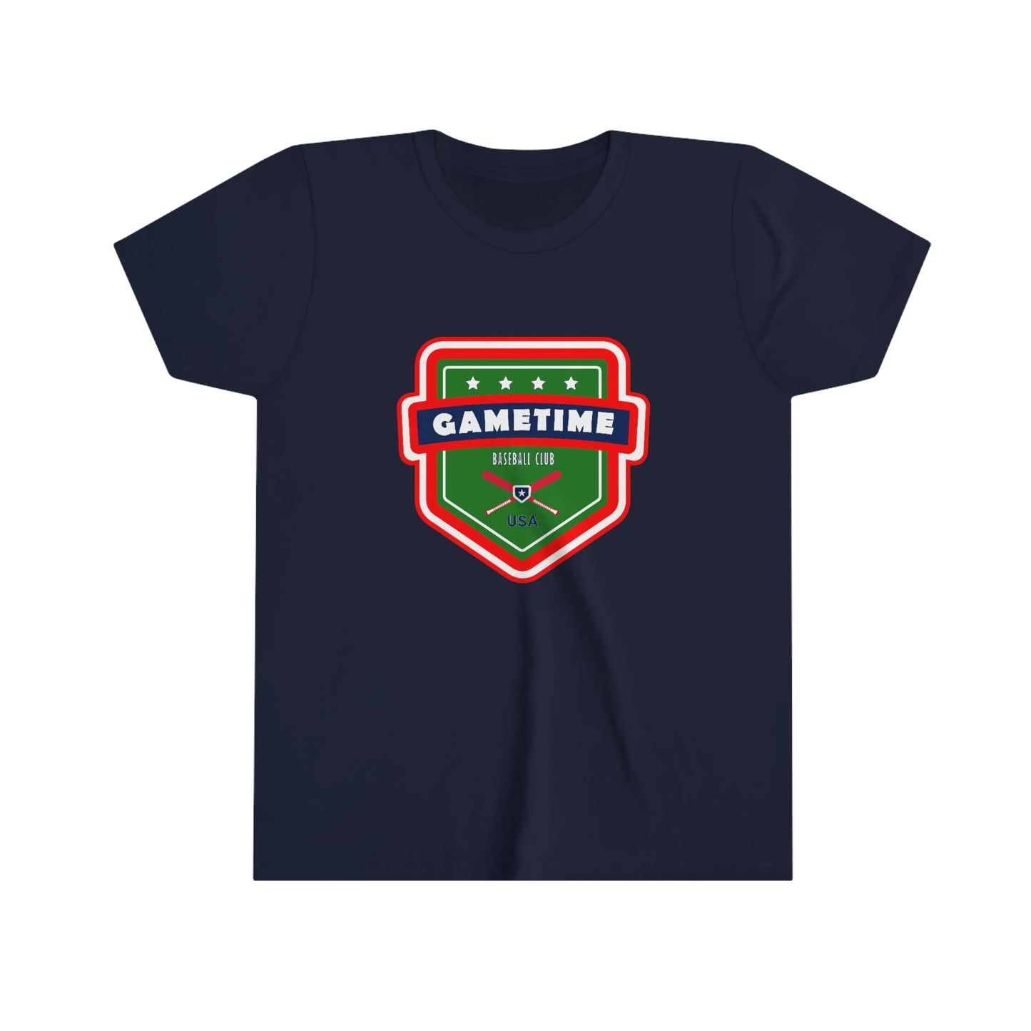 Youth Gametime Baseball Club Bella + Canvas Short Sleeve Tee