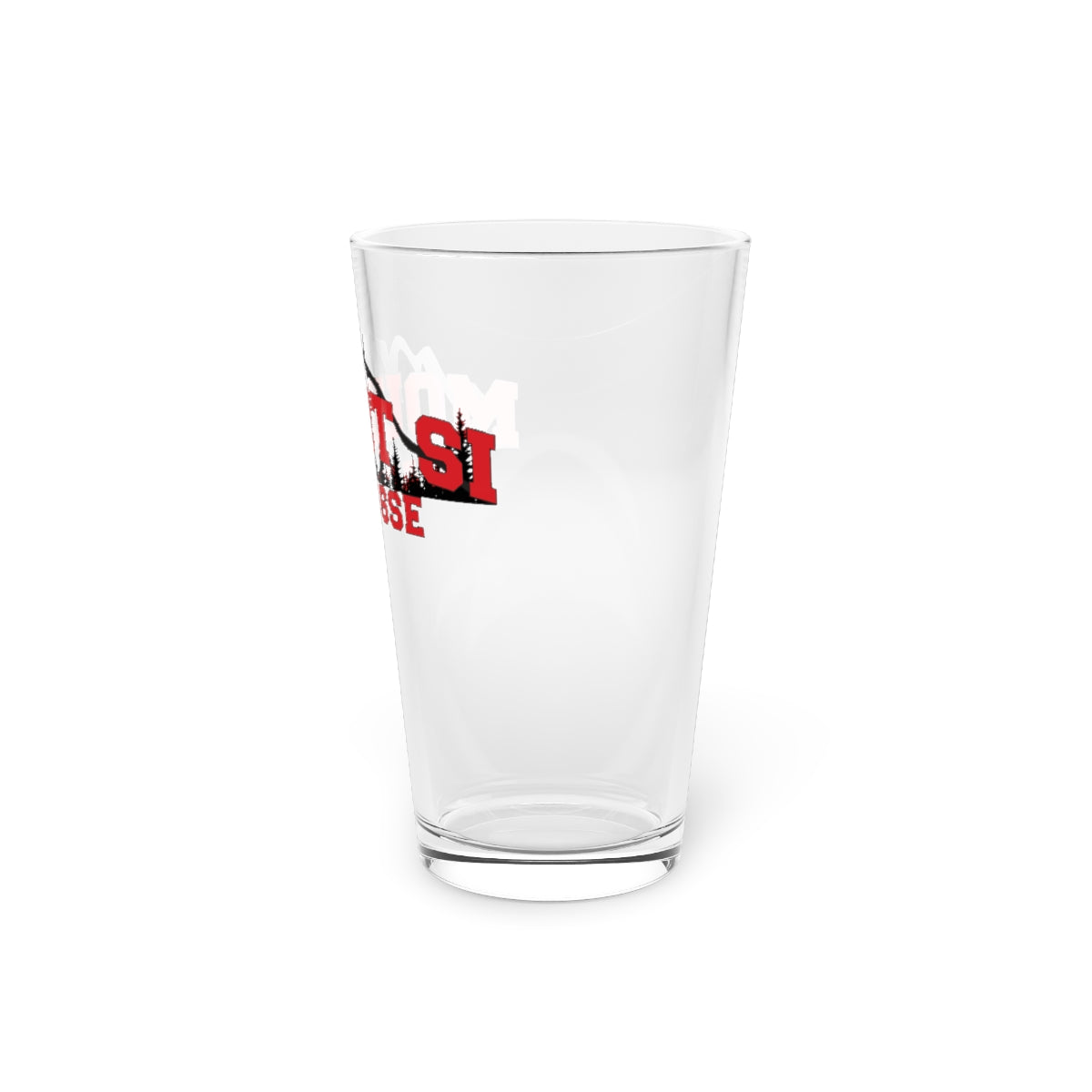 Mount Si Lacrosse Pint Glass - 16oz