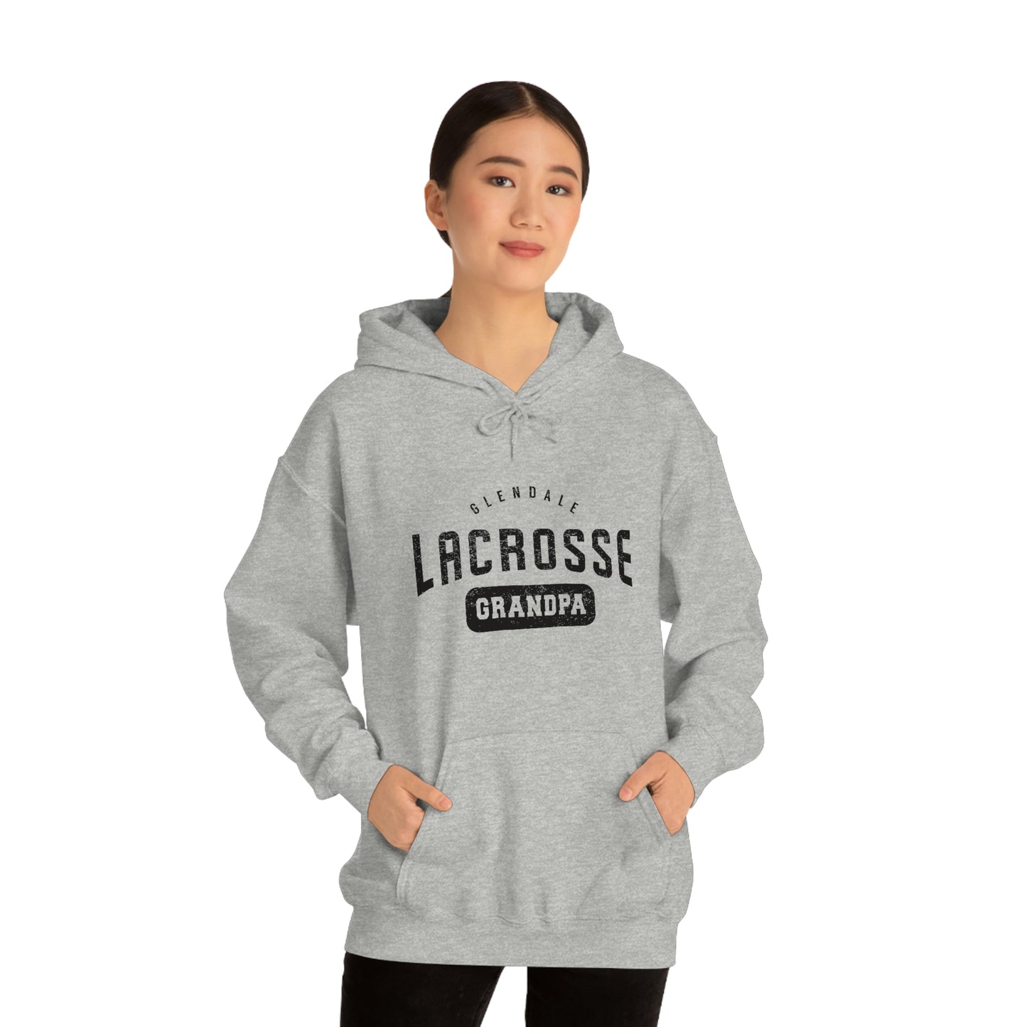 Adult Glendale HS Lacrosse Gildan Heavy Blend™ Hooded Sweatshirt - Grandpa