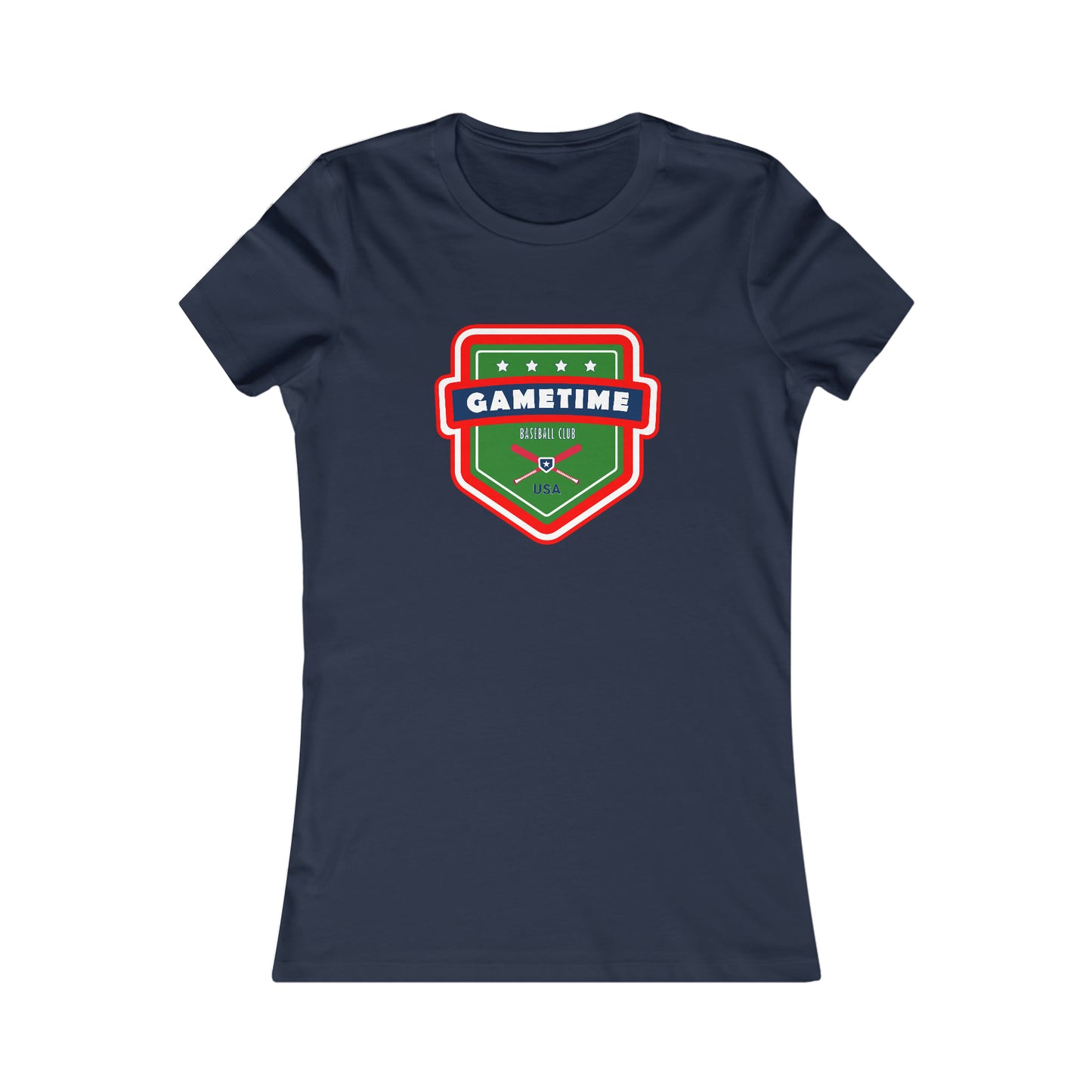 Women's Gametime Baseball Club Bella + Canvas Short Sleeve Cotton Tee