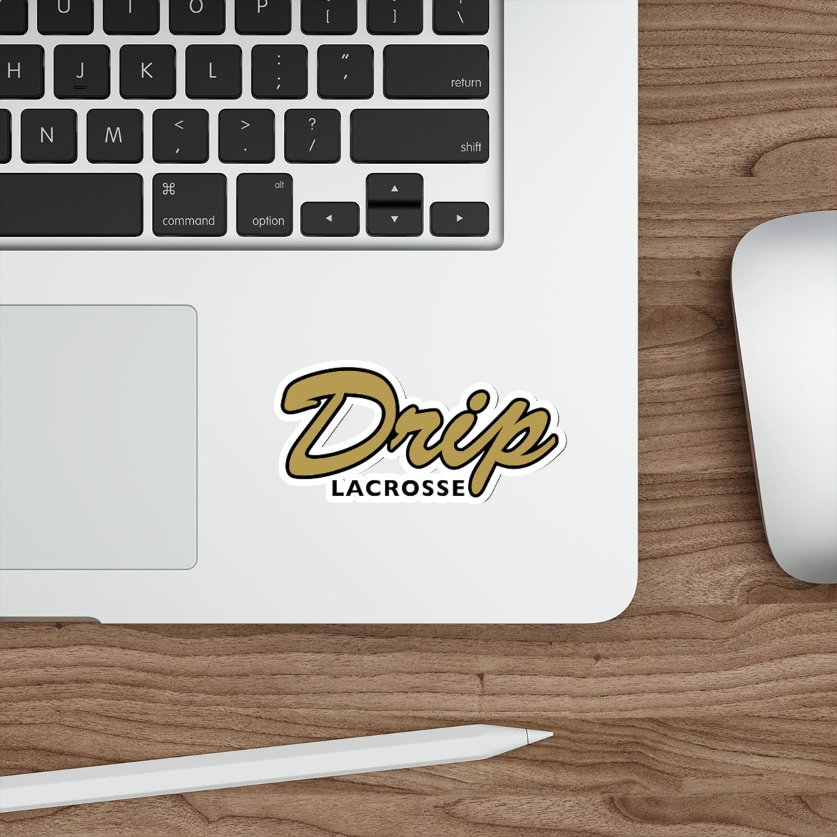 Drip Lacrosse Die-Cut Sticker