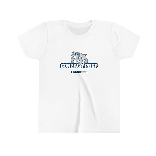 Youth Gonzaga Prep Lacrosse Bella + Canvas Short Sleeve Tee