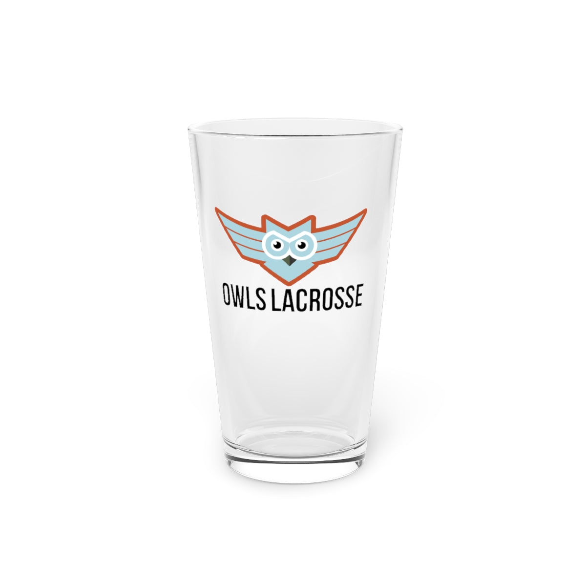 OWLS Lacrosse Pint Glass