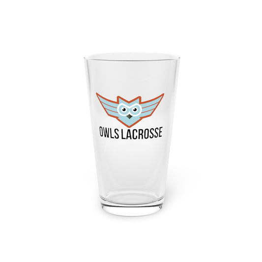 OWLS Lacrosse Pint Glass