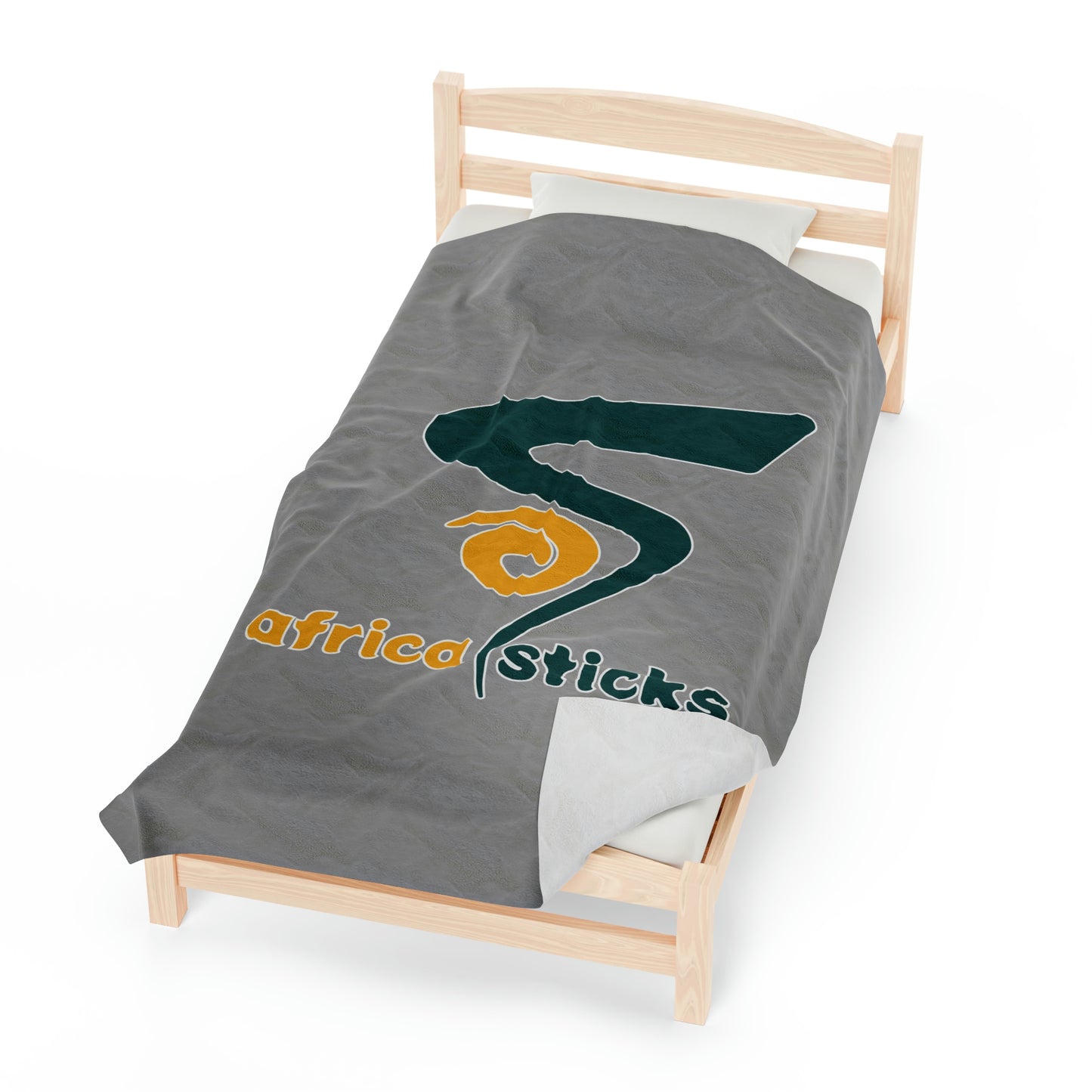 Africa Sticks Velveteen Plush Blanket