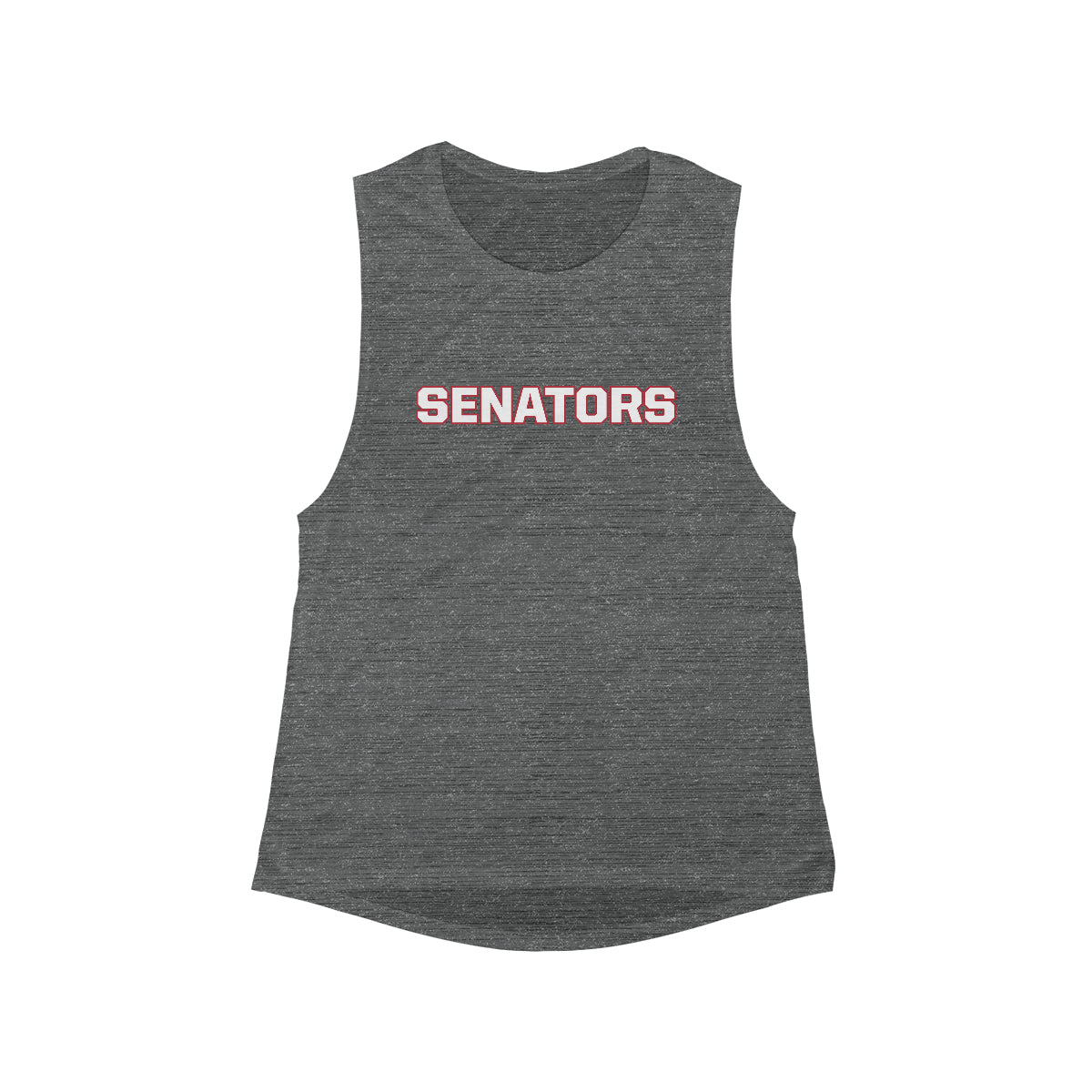 Women's BMHS Lacrosse Bella + Canvas Flowy Scoop Muscle Tank