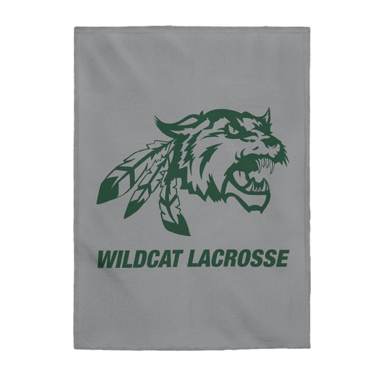 Wildcats Club Lax Velveteen Plush Blanket