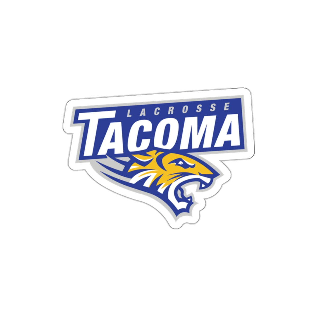 Tacoma Tigers Lacrosse Die-Cut Stickers