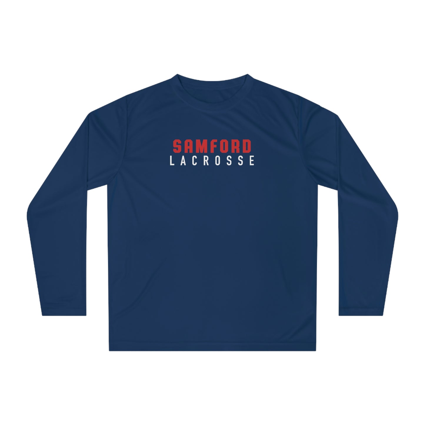 Adult Samford Lacrosse Team 365 Performance Long Sleeve Shirt