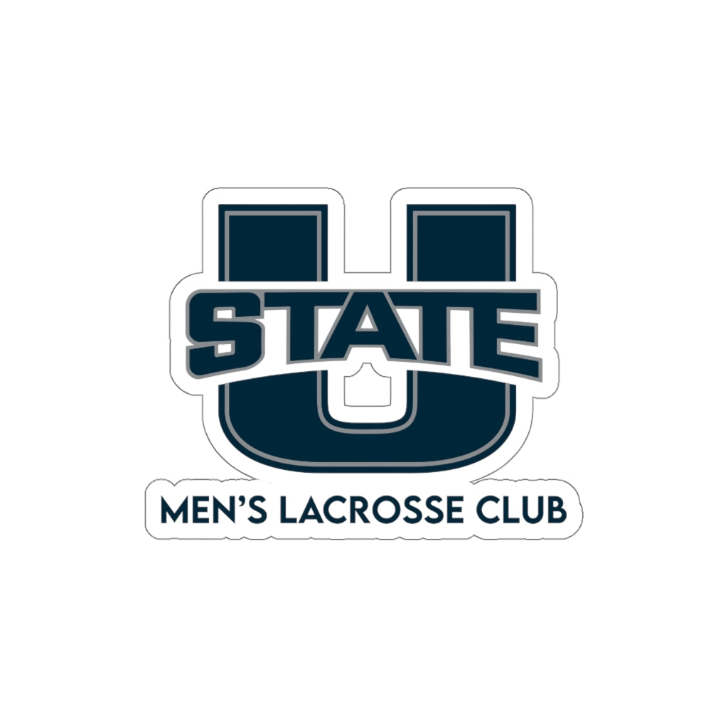 USU Lacrosse Die-Cut Sticker