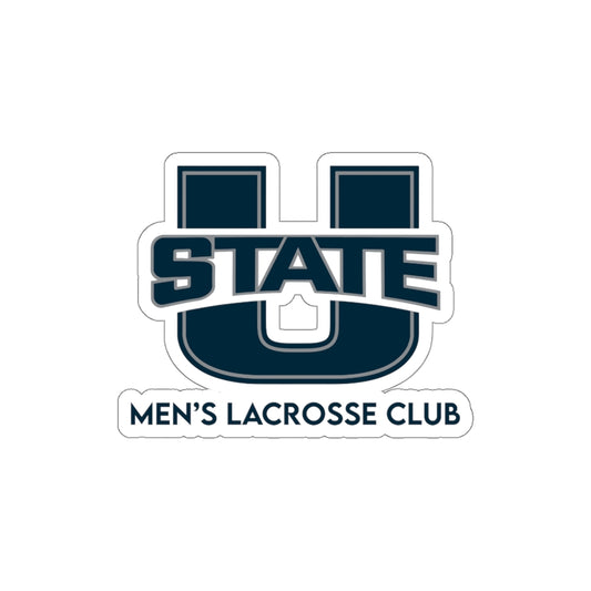 USU Lacrosse Die-Cut Sticker