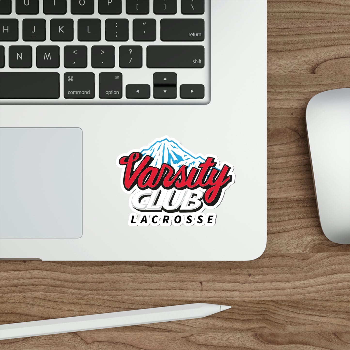 Varsity Club Lacrosse Die-Cut Stickers