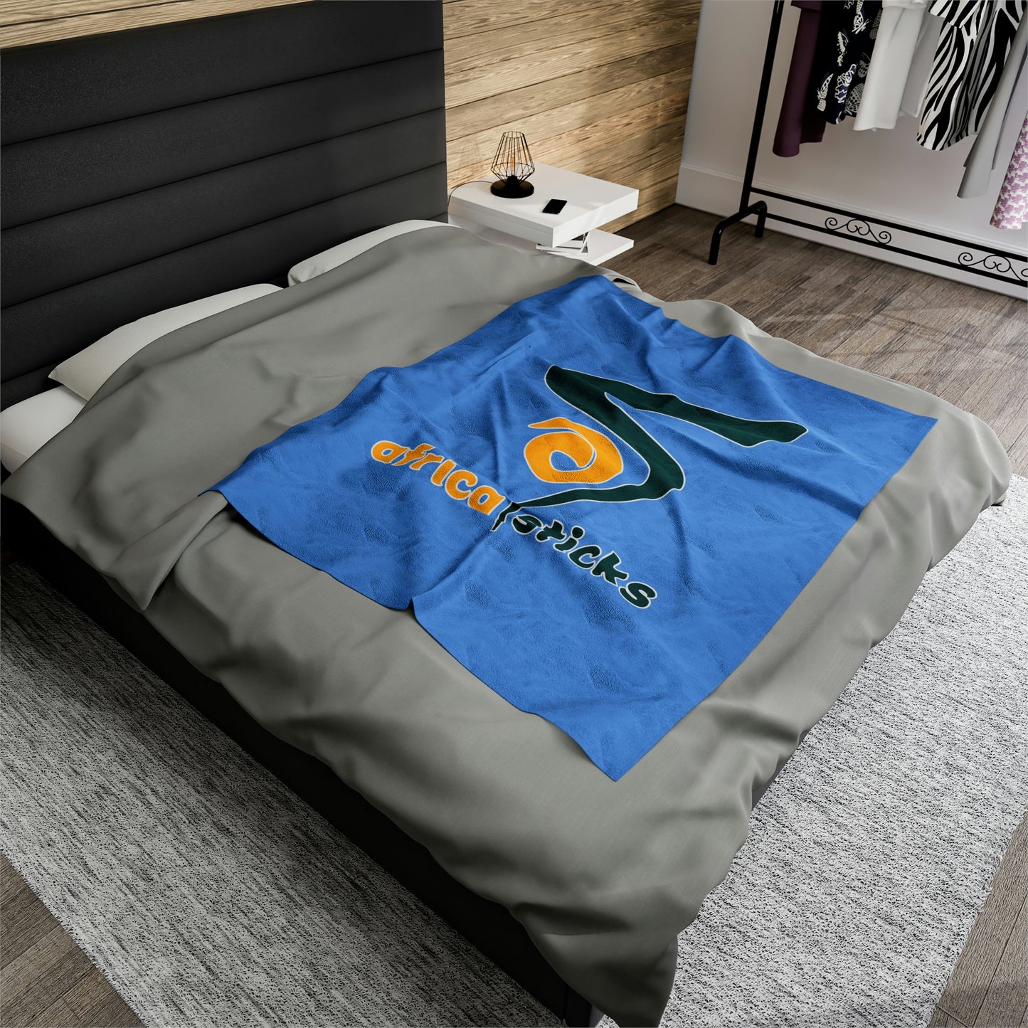 Africa Sticks Velveteen Plush Blanket