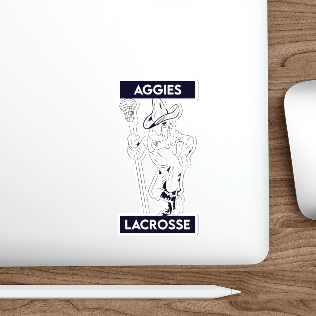 Aggies Lacrosse Die-Cut Sticker
