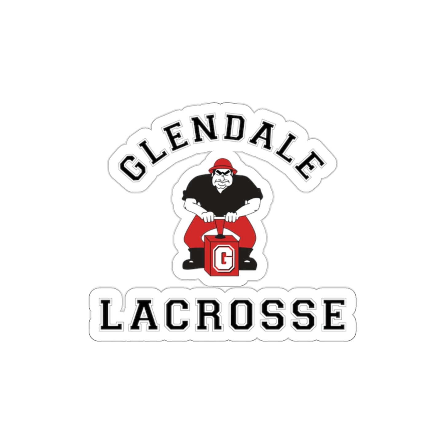Glendale HS Lacrosse Die-Cut Stickers