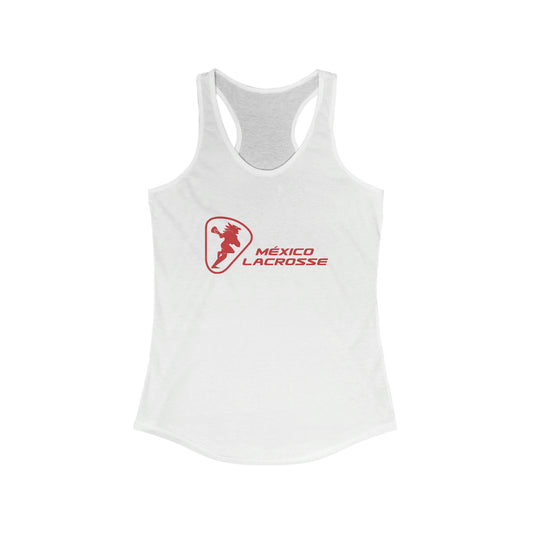 Women's Team Mexico Box Next Level Racerback Tank