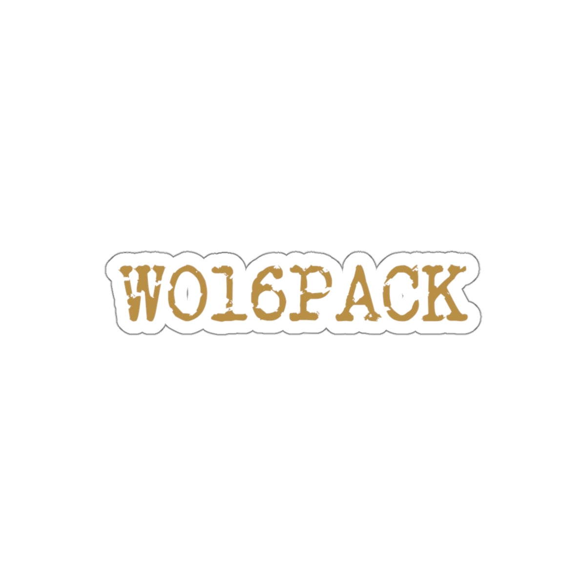 Wo16pack Die-Cut Stickers