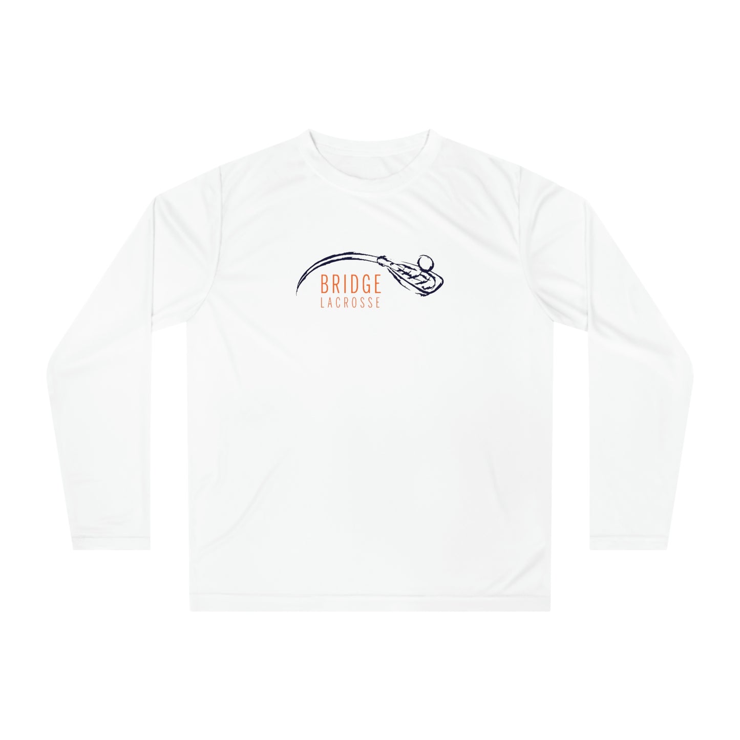 Adult Bridge Lacrosse Team 365 Performance Long Sleeve Shirt