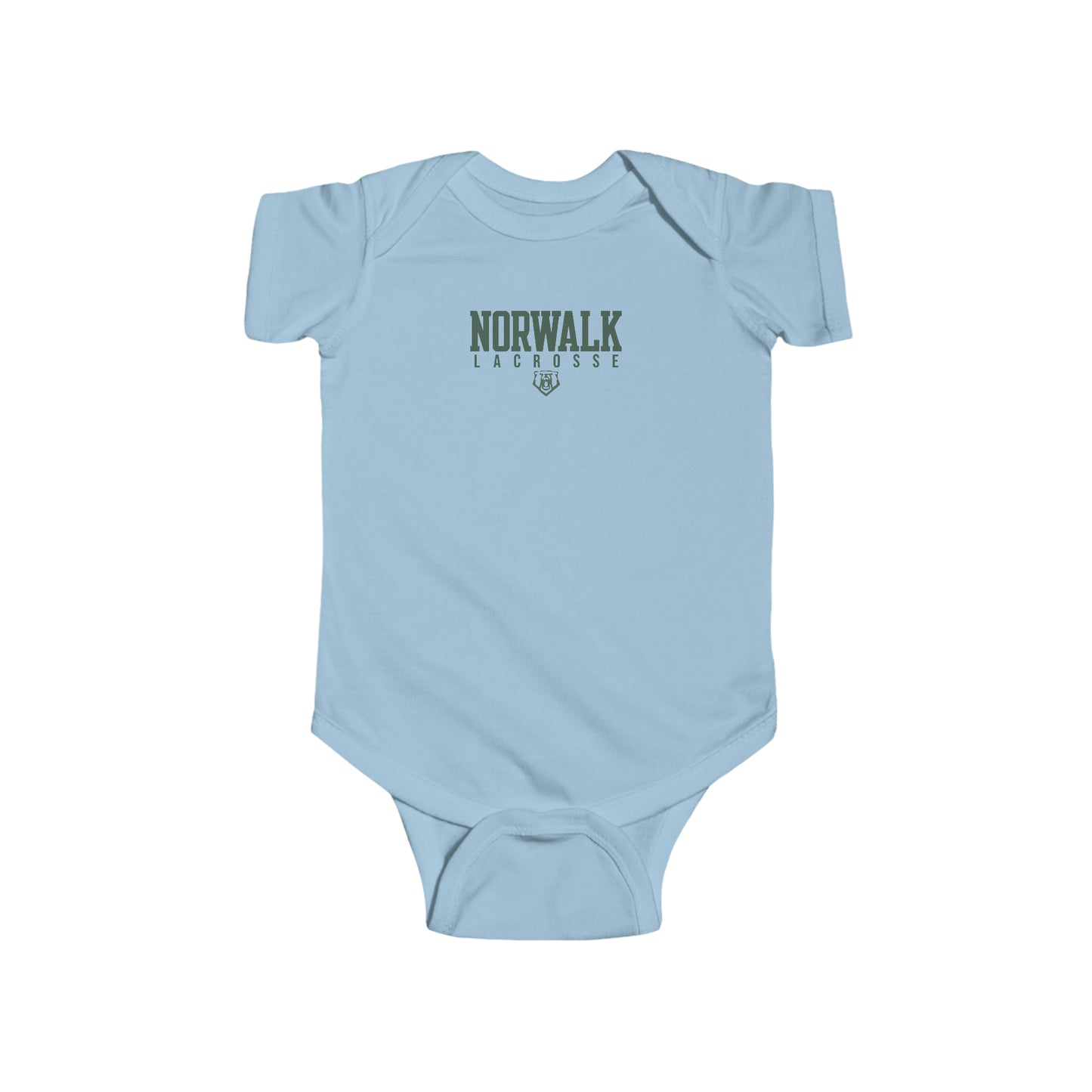 Infant Norwalk Lacrosse Bella + Canvas Onesie