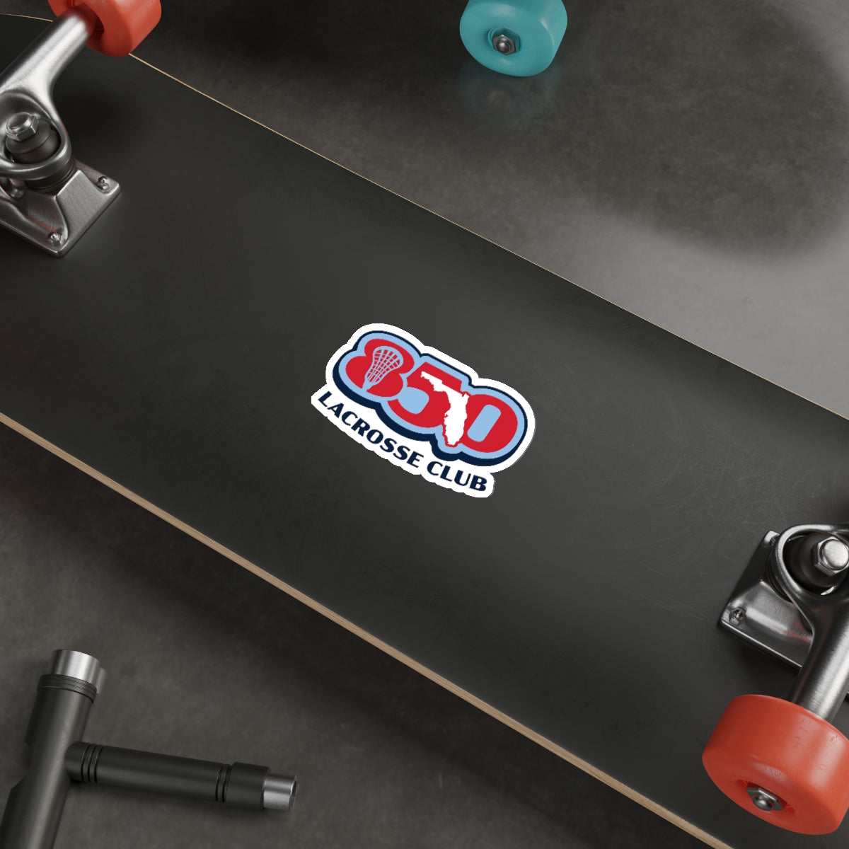 850 Lacrosse Die-Cut Sticker