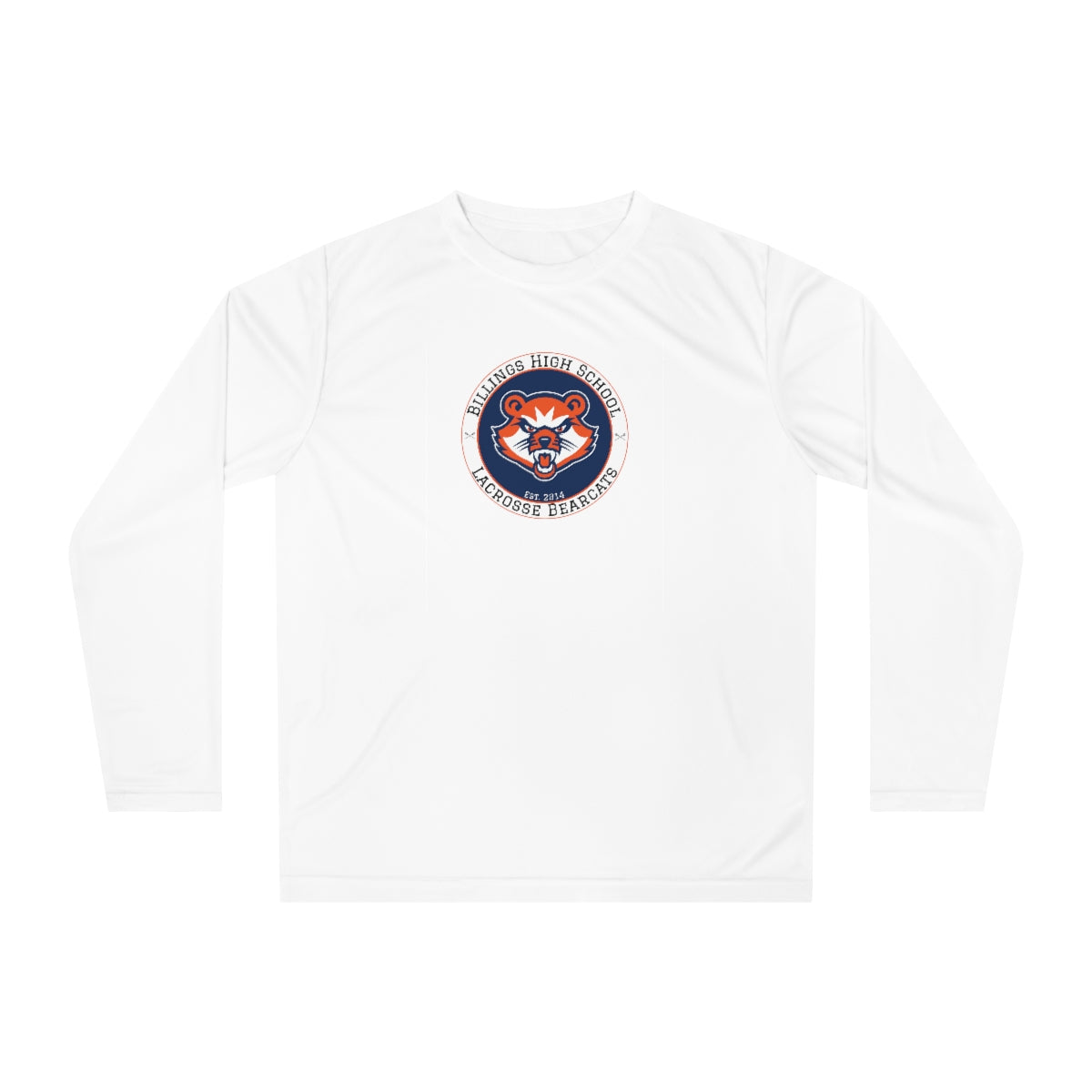 Adult Billings Bearcats Lacrosse Team 365 Performance Long Sleeve Shirt