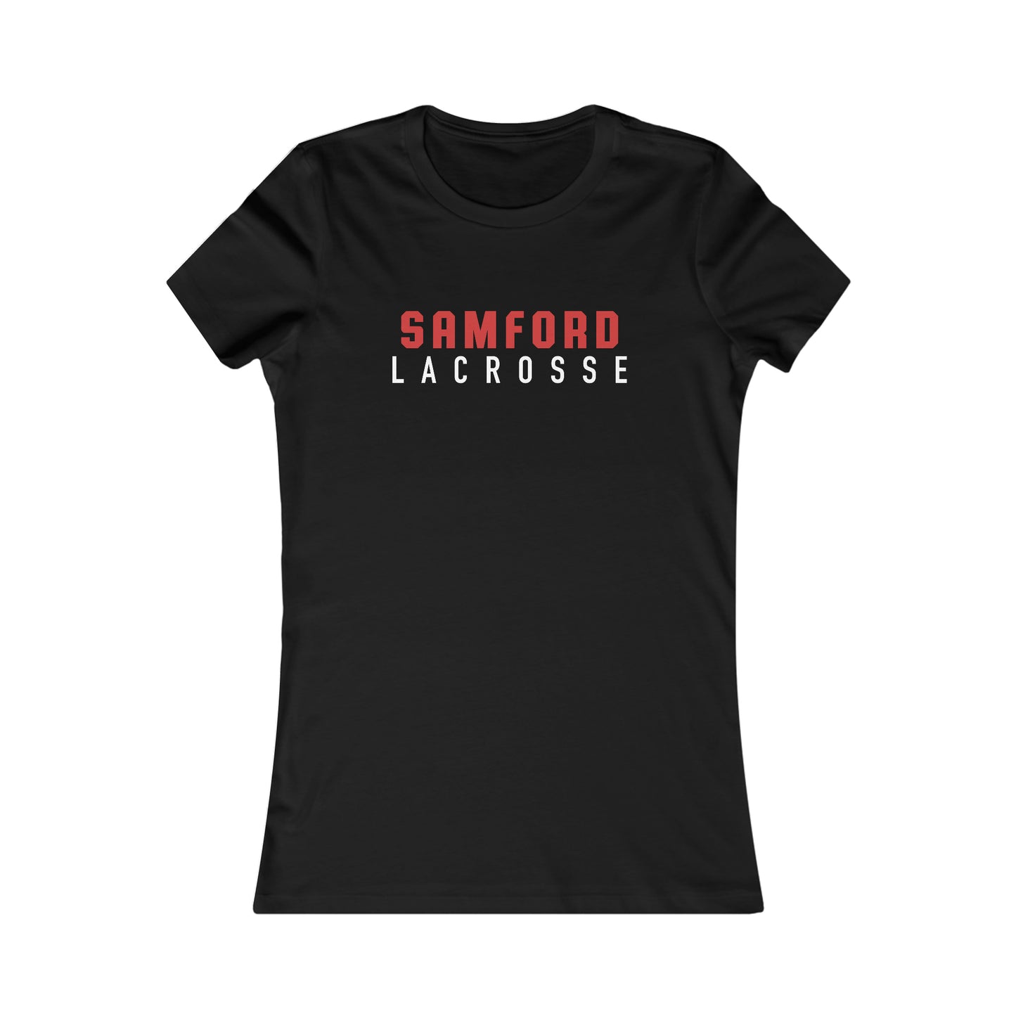 Women's Samford Lacrosse Bella + Canvas Short Sleeve Cotton Tee