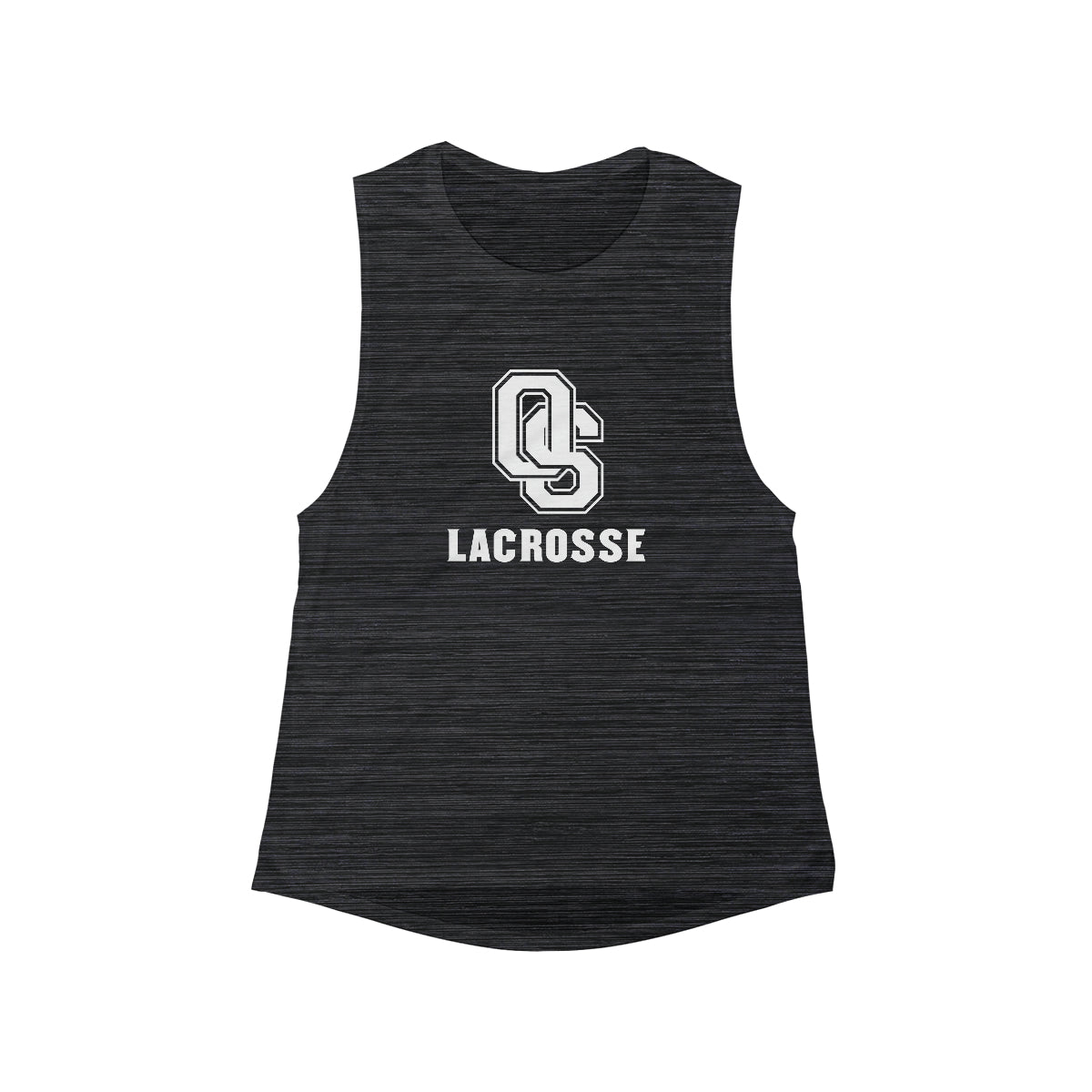 Women's Old Saybrook Lacrosse Bella + Canvas Flowy Scoop Muscle Tank