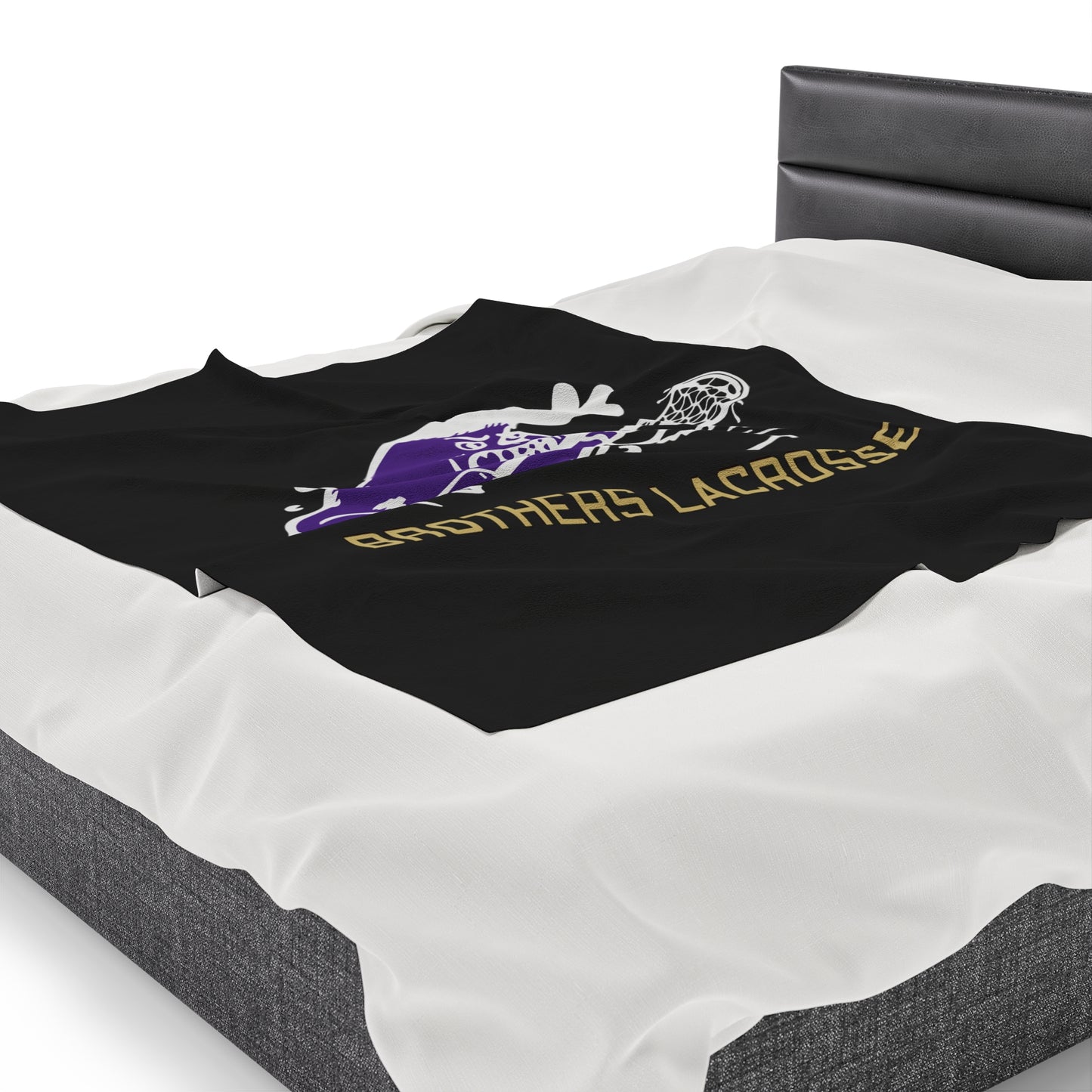 CBHS Lacrosse Wave Velveteen Plush Blanket