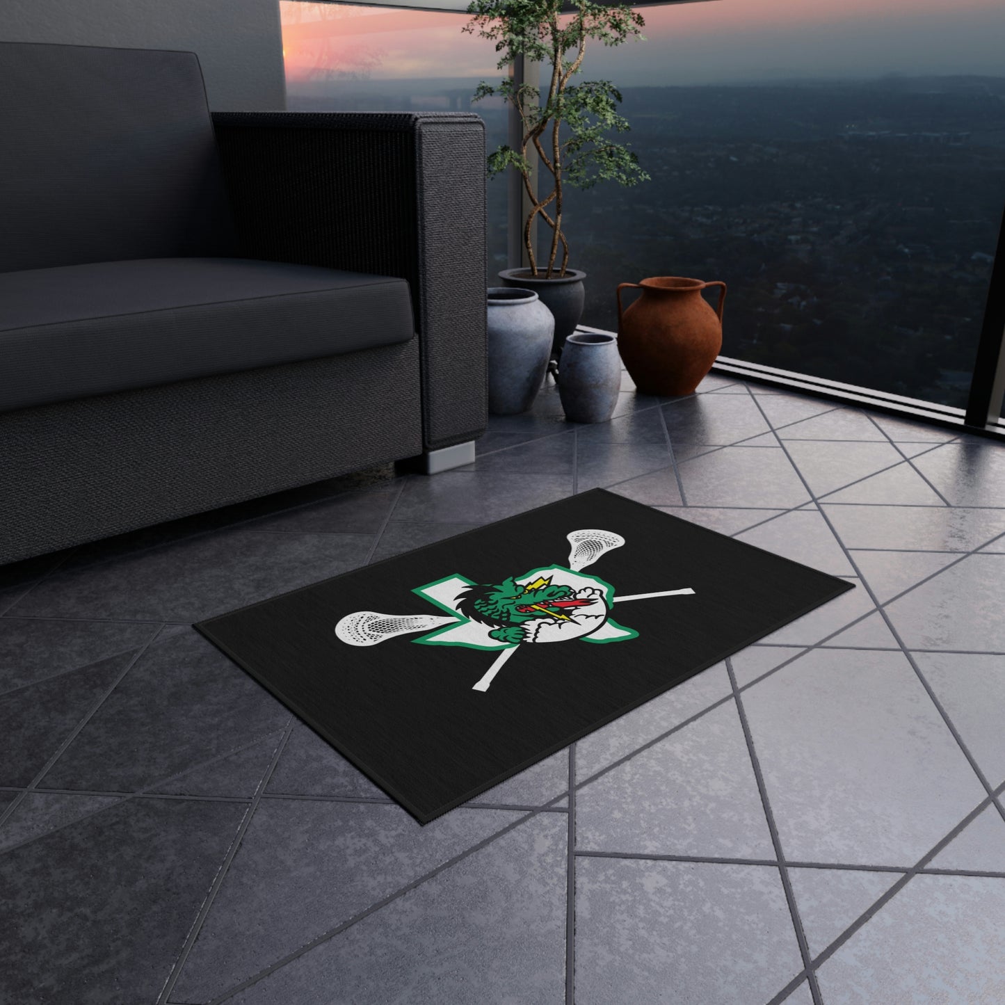 Southlake Carroll Lacrosse Outdoor Rug