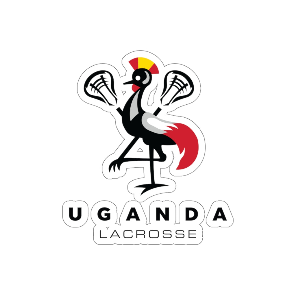 Uganda Lacrosse Die-Cut Sticker