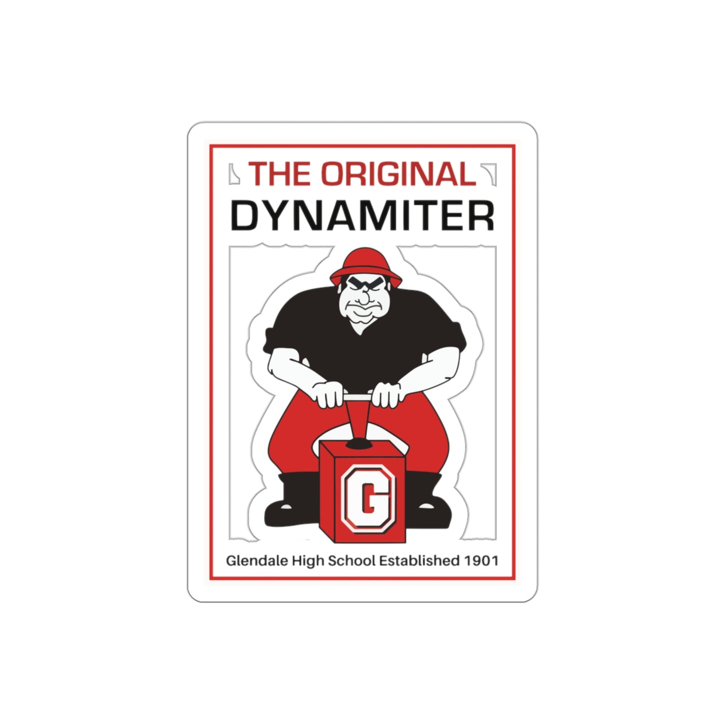 Glendale HS Lacrosse Die-Cut Stickers