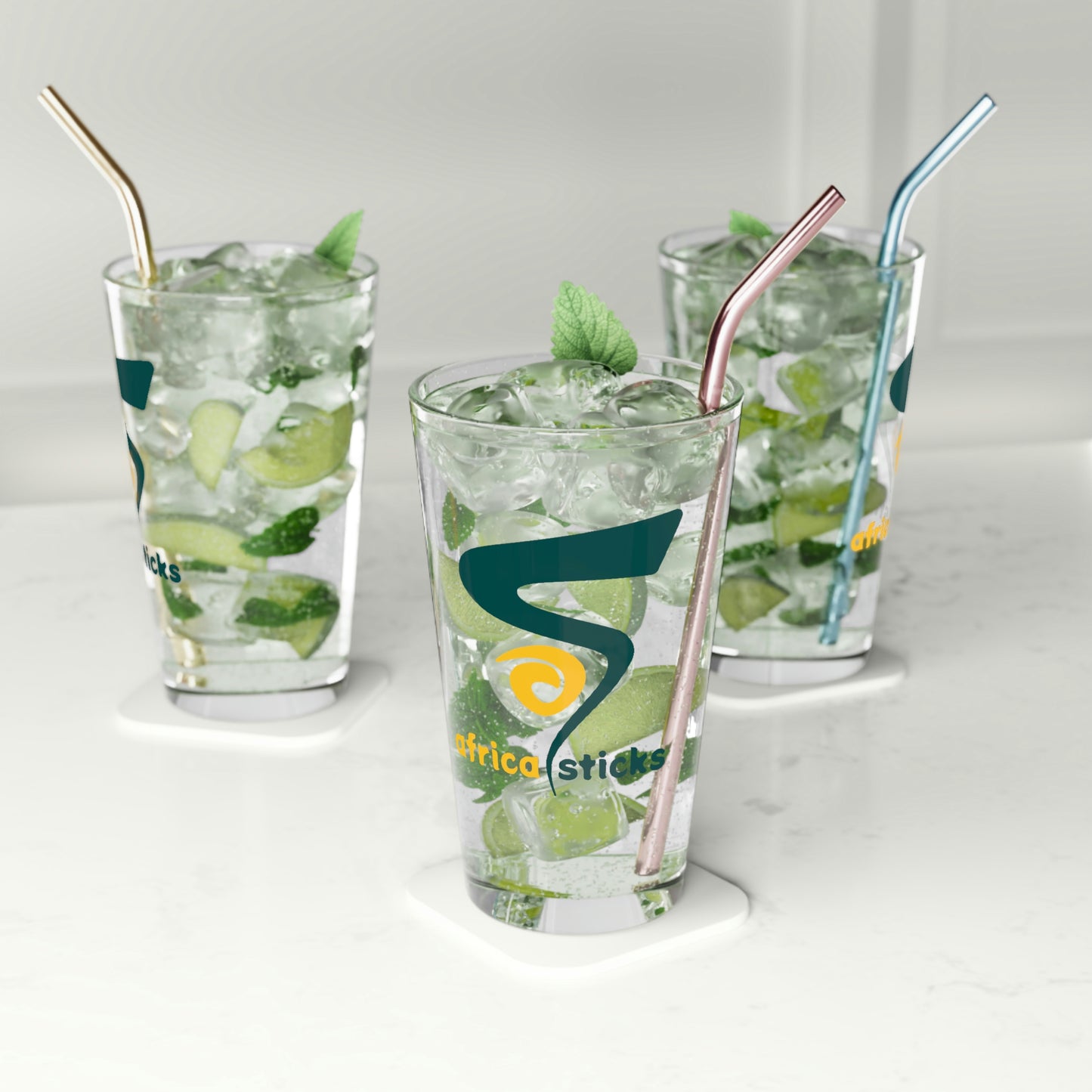 Africa Sticks Pint Glass