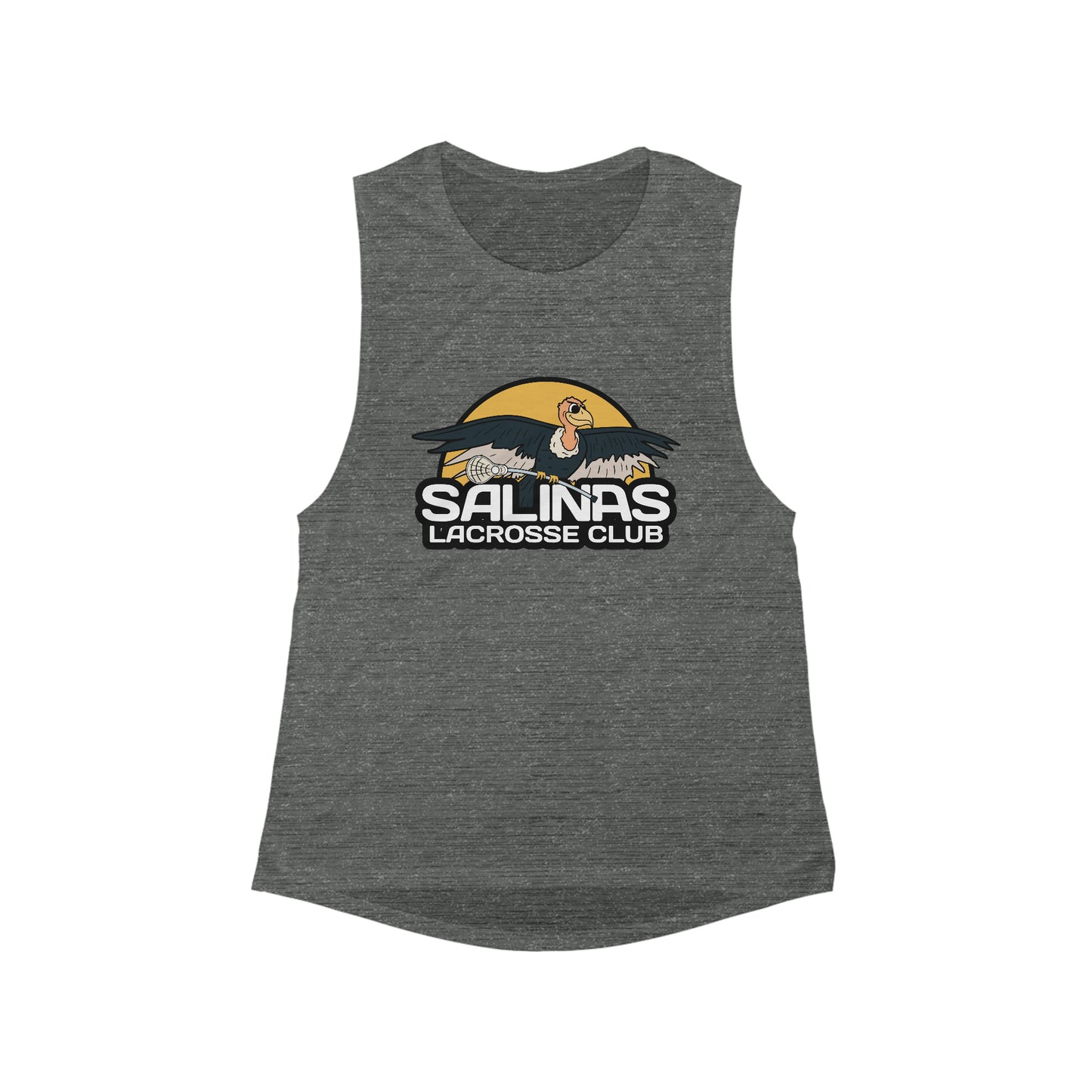 Women's Salinas Lacrosse Bella + Canvas Flowy Scoop Muscle Tank