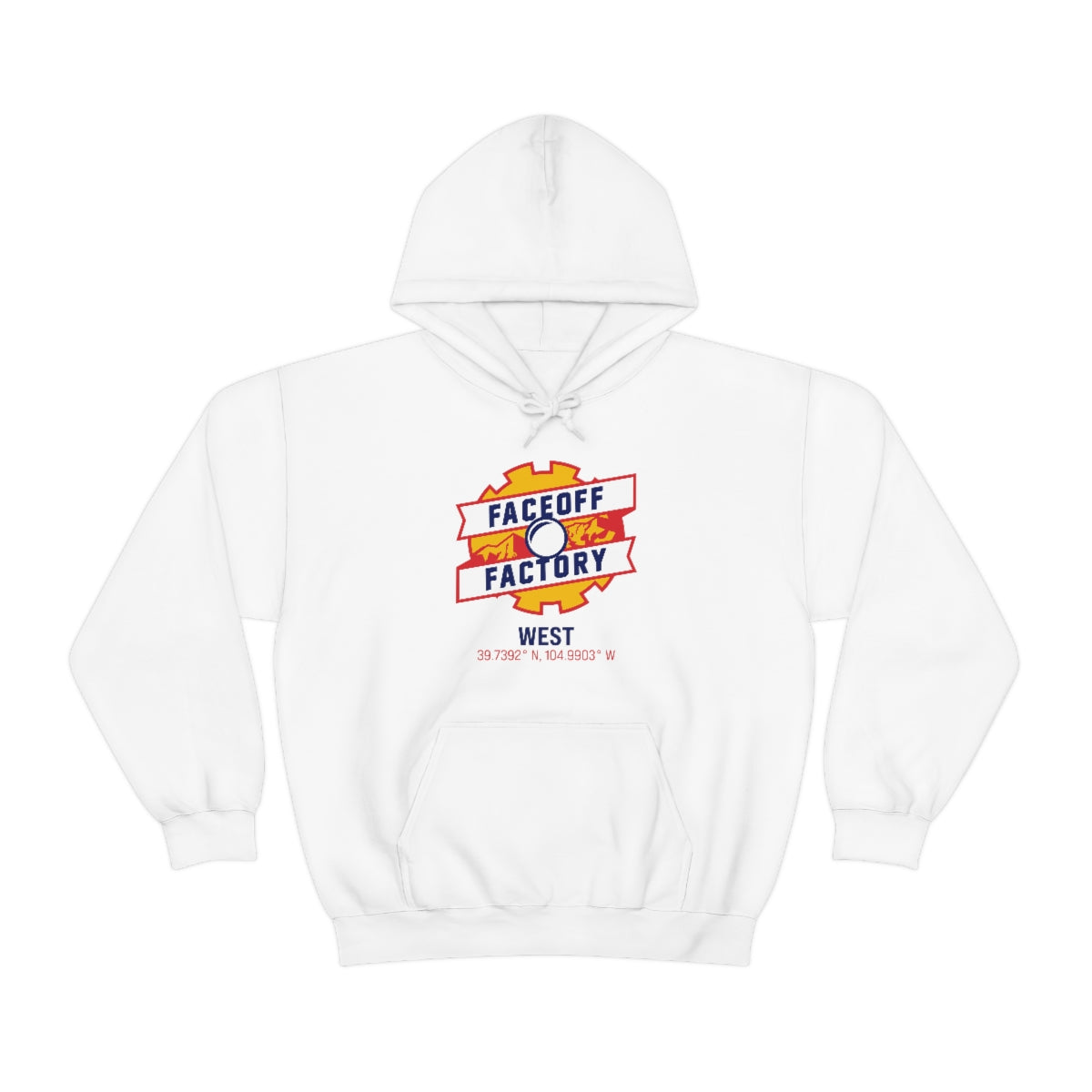 Adult Faceoff Factory Gildan Heavy Blend™ Hooded Sweatshirt - West