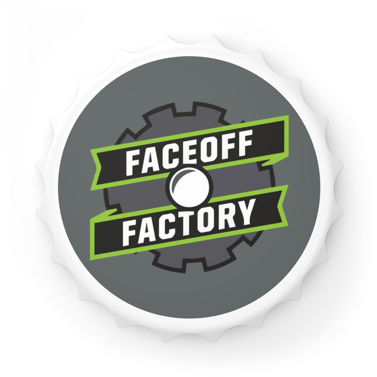 Faceoff Factory Bottle Opener