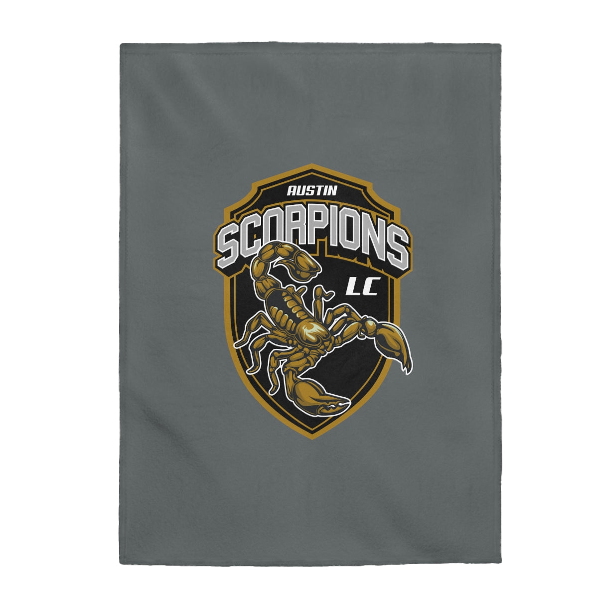 Austin Scorpions Velveteen Plush Blanket